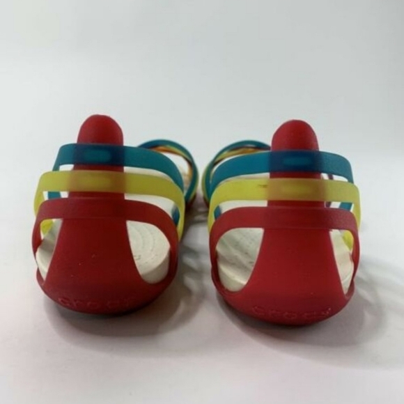 Crocs Womens Slip On Sandals Strappy Flat Size Women's 11 - Picture 5 of 8